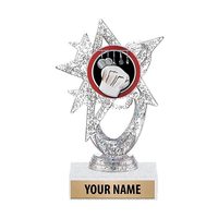 Trophées et coupes de football personnalisés - Verre et cristal, récompenses écologiques gravées avec finition polie estampée