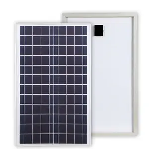 Personalizado de polietileno pequeña y Mono V 6V 9V 18V 3W 5W 10W 15W 20W 25W 30W 50W 60W 70W 80W Panel Solar de marco de aluminio