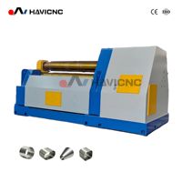 4 rouleaux de machines à rouler électriques automatiques CNC pour le pliage à froid des tôles d'acier
