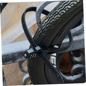 हॉट मोटरसाइकिल स्कूटर हेलमेट लॉक साइकिल 3 अंकों का पासवर्ड लॉक - Product Image 6