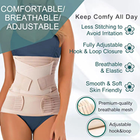 Faja de Soporte Abdominal Multiusos para Maternidad y Posparto, 3 en 1, Faja Postparto para Vientre y Cintura