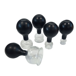 Ensemble de ventouses faciales en verre, 5 pièces, thérapie, Massage, aspiration sous vide, Anti-<span class=keywords><strong>Cellulite</strong></span> - Product Image 1