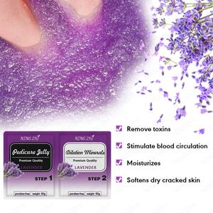 Polvo para Pedicura NingZhi <span class=keywords><strong>Jelly</strong></span>, Cuidado Calmante para la Piel de los Pies, Exfoliante de Sal Marina, Alivia el Cansancio de los Pies - Product Image 4