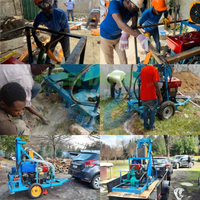 Machine de forage automatique pour puits peu profonds et profonds, machine de forage pour puits d'eau, forage de puits d'eau de 200 m