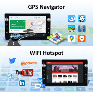 Navegador <span class=keywords><strong>GPS</strong></span> para coche de 9 y 10 pulgadas con perillas, Radio para coche personalizada de 1 Din, CarPlay Android13, DSP, red 4G, sistema de información y entretenimiento en el vehículo - Product Image 5