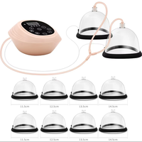 Masseur électrique pour l'amélioration et l'entretien mammaire avec vibrations et aspiration en latex pour usage domestique, pour l'agrandissement et les soins des seins