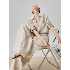 <span class=keywords><strong>Completo</strong></span> da <span class=keywords><strong>Donna</strong></span> Stile Old Money: <span class=keywords><strong>Camicia</strong></span> <span class=keywords><strong>e</strong></span> <span class=keywords><strong>Pantaloni</strong></span> a Gamba Larga, Outfit <span class=keywords><strong>Completo</strong></span> Splendido per un Look Elegante <span class=keywords><strong>e</strong></span> Raffinato – Collezione Estate 2026 - Product Image 1