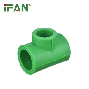 IFAN fabrika PPR sıhhi tesisat armatürleri yeşil plastik pprc boru bağlantı elemanı 25-110mm PPR cetee PPR parçaları