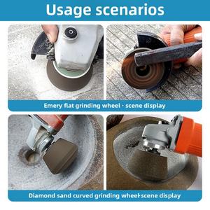 Disque de polissage épaissi pour carreaux de granit, outils abrasifs OEM de haute qualité - Tête de meulage abrasive pour meuleuse d'angle - Product Image 3