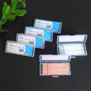 Raccoglitori interdentali riutilizzabili in plastica portatile con spazzolino ad angolo stuzzicadenti stampati personalizzati a basso prezzo campione gratuito usa e getta - Product Image 2