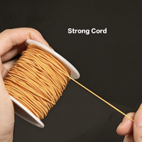 Hilo Elástico de Nylon con Núcleo de Látex, Cuerda Elástica Flexible para Pulseras y Abalorios, con Empaque en Caja