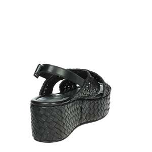 Sandalias de Plataforma con Tiras para Mujer, Modelo 161638, Color Negro, Marca Carmela, para Verano - Product Image 3