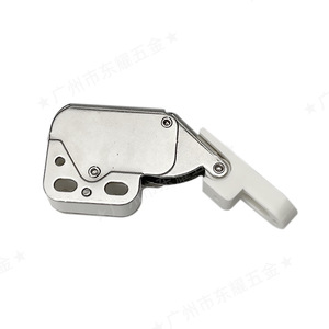 Mini cerradura tipo trompa de elefante para puertas de armario, cerradura invisible de acero laminado en frío con tornillos, diseño minimalista - Product Image 2
