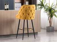 Nouvelle arrivée, chaise de salle à manger en métal de luxe ODM, tabouret de bar