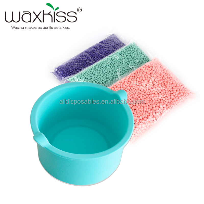 Нагревательная чаша для восковых бобов, съемный силиконовый набор кастрюль