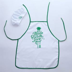 Niño en blanco Jardín Chef Impermeable Poliéster Cocina Escuela Lindo Mini Niños Pintura Algodón Pintura Cocina Niños <span class=keywords><strong>Delantal</strong></span> - Product Image 1