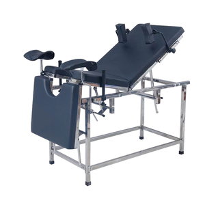 Mesa <span class=keywords><strong>de</strong></span> Exploración Ginecológica Manual Shenghao Clase I, Cama <span class=keywords><strong>de</strong></span> Examen Mecánica para Hospital con Soporte para Piernas para Pacientes Femeninas, 250 kg - Product Image 2