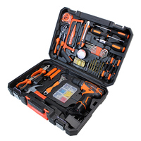 Ensemble d'outils à main électriques professionnels 5 pièces très vendu, boîte à outils combinée pour la maison