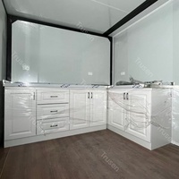 Villas de Luxe Entièrement Meublées avec Salle de Bain Complète, Maisons Préfabriquées Conteneurs, Appartements Intégrés pour Suite d'Invités