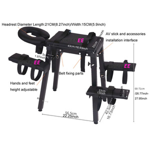 Silla de Rodillas Erótica, Máquina de Masturbación, Asistencia para Posiciones Sexuales, Sofá Erótico, Muebles Sexuales, Juegos BDSM para Mujeres y Parejas, Metálico - Product Image 3