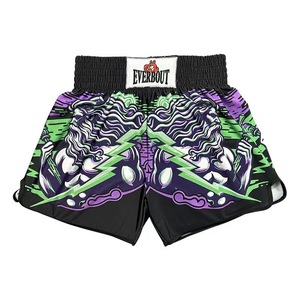 Men <strong>Women</strong> Adults New <strong>Boxing</strong> <strong>Shorts</strong> Pants Front Logo Cross-Border Martial Arts Wear 100% Polyester Breathable - Product Image 1