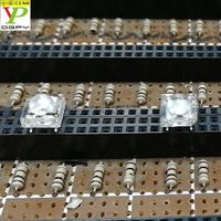 Rouge Vert Bleu Jaune Rose Orange Blanc 5mm Super Flux LED Lampe à LED Piranha Diodes LED 1000pcs Par Sac (Conforme CE & RoHS)