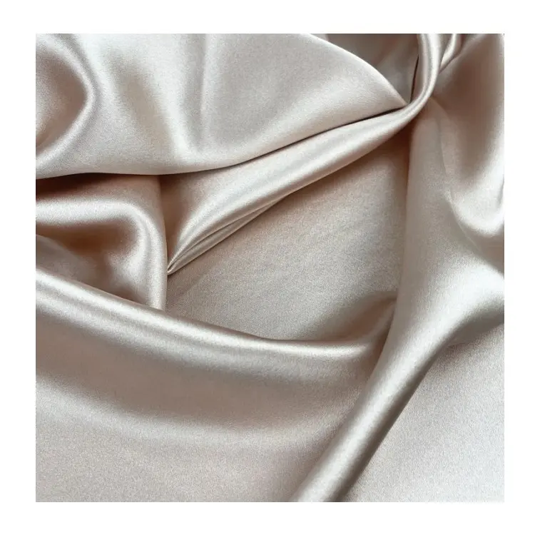 عرض ساخن قماش فاخر من الحرير الثقيل 100% قماش <span class=keywords><strong>Charmeuse</strong></span> مصنوع من الحرير الخالص للبيع بالجملة مصنوع من الحرير دوقة التوت لفستان