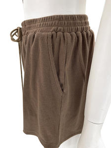 Abbigliamento Femminile Personalizzato, Top Corto e Pantaloncini da Ciclista, Set Due Pezzi, Completo Sportivo Estivo da <span class=keywords><strong>Donna</strong></span> - Product Image 5