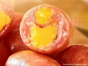 Saucisse de Porc au Fromage Hongxiangji, Texture Moelleuse, Salée, Prête à Consommer, Snack en une Seule Gueuleée, Vente en Gros, Alimentation Décontractée Savoureuse, Fabricant OEM ODM - Product Image 2