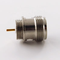Connecteurs coaxiaux RF de type N femelle étanches avec isolation étendue pour montage sur panneau arrière, bornes de connexion pour applications électriques industrielles