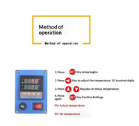 Machine de marquage à chaud et d'embossage numérique portable de précision à double affichage avec outil de gestion des données de cycle de date pour le marquage à chaud des pneus