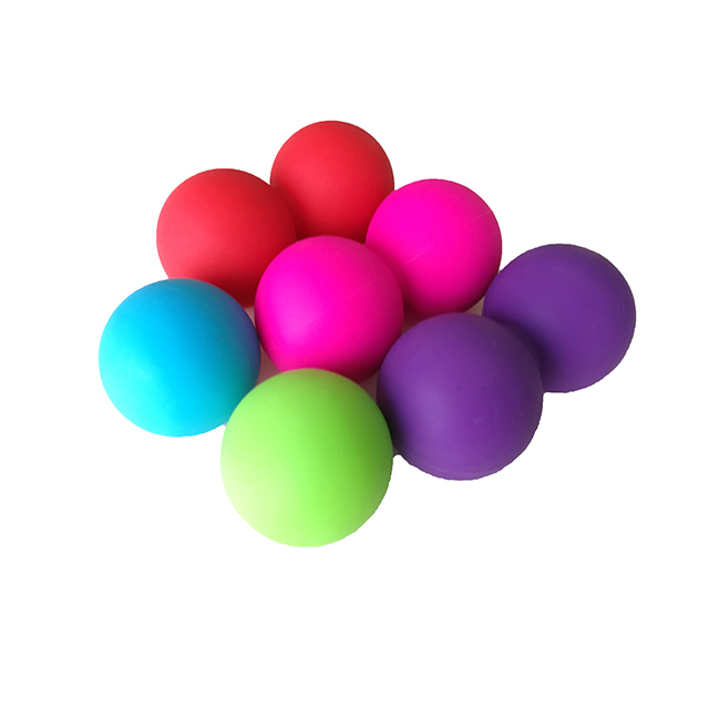 Мячи для Лакросса с напечатанным логотипом для терапии, массажа тела