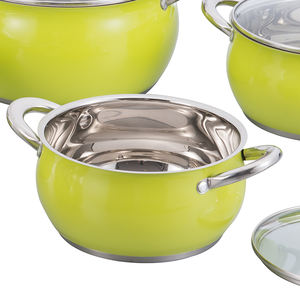 Лидер продаж, набор полезных красочных кастрюль и сковородок, посуда с Индукционным дном - Product Image 3