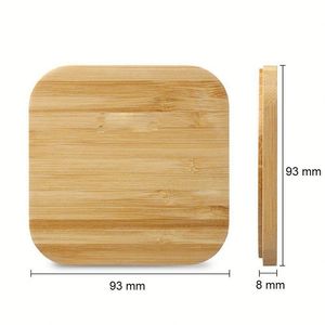2026 New Trending Bamboo <b>Wireless</b> Charger 15W Fast Charging Universal Charger Universal for Iphone/For Samsung/huawei/xiaomi - Product Image 6