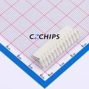 HC-2510-13AW-05 Wire-to-Board Pin Header Bent Lead Through Hole,P=2.54mm Connector 1x13P 2.54mm Right Angle Insert 13P - Product Image 2