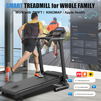 Tapis de course pliable à absorption des chocs pour usage domestique en intérieur avec support OEM, équipement de fitness cardio pour salle de sport
