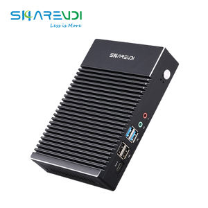Индивидуальный алюминиевый корпус безвентиляторный мини-встроенный ПК с процессором AMD Dual HD дисплей для POS / Digital Signage/киоск - Product Image 1