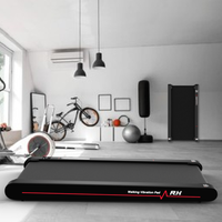 Mesin Jalan Kaki Mini Pintar Portabel dengan Remote Control, Desain Lipat, Latihan Kardio di Rumah, Penggerak Elektrik, Layar LED LCD