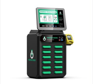 Estación de Carga Heycharge para Alquiler de Baterías Portátiles, Carga Inalámbrica, 5000mAh, Tecnología <span class=keywords><strong>GaN</strong></span>, Carga Rápida, Diseño Portátil, Máquina POS - Product Image 4