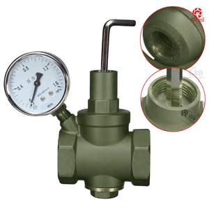 Régulateur de pression d'eau en laiton COVNA, commande urgente, 3/4 pouce, avec manomètre, DN20, régulateur de pression d'eau réglable, réducteur - Product Image 1