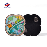 Magnet Kulkas Custom Enamel Lunak 2D 3D Longzhiyu 20 Tahun, Logo Kartun Personalisasi, Magnet Kulkas Berkualitas Tinggi dari Paduan Seng