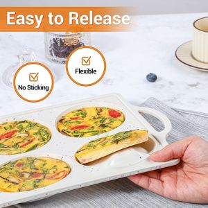 Moule à muffins géants en silicone américain, 6 cavités, antiadhésif, sans BPA, avec cadre métallique renforcé, certifié LFGB, de la marque MUYULINS Factory - Product Image 4
