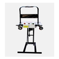 Elevador de Coches Eléctrico Portátil de Tijera con Riel Deslizante de Tienda de Fábrica Elevador Hidráulico Móvil con Altura de Elevación de 102 cm para Camiones