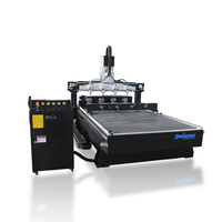 Routeur CNC 3D pour le travail du bois 1325, machine de gravure sur bois, 4 axes avec dispositif rotatif