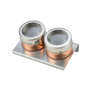 Offre Spéciale boîtes à épices portables en acier inoxydable conteneurs sel et poivre pots à épices café et thé ensemble - Product Image 2