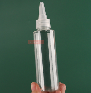 Empty Clear PET Plastic <b>Squeeze</b> <b>Bottle</b> With Pointed Tip Cap Refillable Dispensing <b>Bottle</b> For Sauce Paint Glue Cosmetic Liquid Cu - Product Image 4