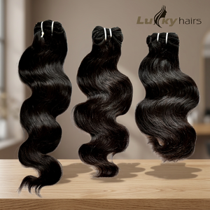 Extensiones de Cabello Humano Virgen 100% Natural, Ondulado, con Cutícula Alineada, Cabello Vietnamita al por Mayor, Extensiones de Cabello Virgen de Alta Calidad - Product Image 1
