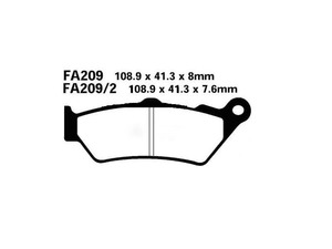Pastillas de Freno Sinterizadas FA209 para Motocicleta Honda CB500 SLR650 NX500 FX650 NX650 BMW F650 R1200GS <span class=keywords><strong>R1250RS</strong></span> - Product Image 6