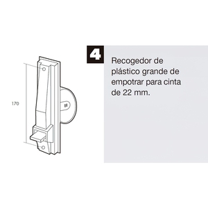 Avvolgitore per Tapparelle in Plastica Grande con Nastro da 22mm - Product Image 2