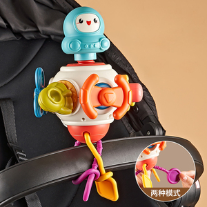 Jouets sensoriels multifonctionnels 8 en 1 pour bébé, jouets de voyage à balles occupées, jouets Montessori pour enfants - Product Image 5